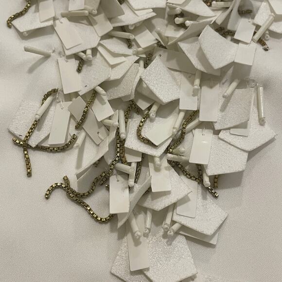 Ramy Brook Mitchell Top Ivory Beaded Halter | Glam, Resort Vacation S NWT $395 - Picture 7 of 14